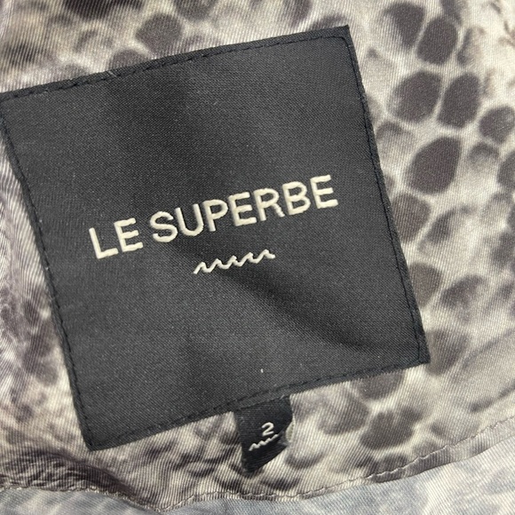 Le Superbe Snake Skin LE Jumpsuit Size 12 Color Cream/Gray/Brown - Picture 6 of 11